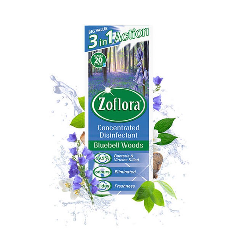 Zoflora Bluebell Woods fragrant multipurpose concentrated disinfectant