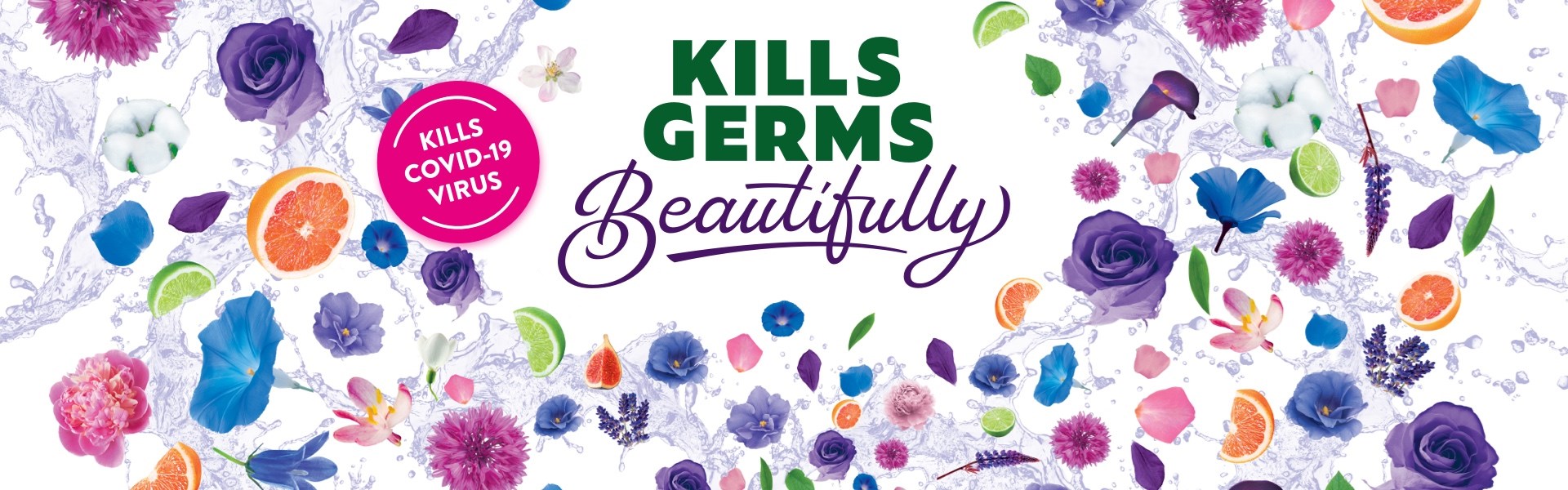 Killing Germs Beautifully since 1922 banner desktop