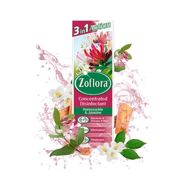 Zoflora Honeysuckle and Jasmin fragrant multipurpose concentrated disinfectant
